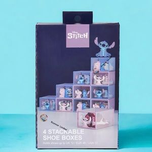 Disney Stitch stackable shoe boxes